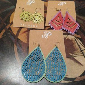 3 PR Plunder Posse Earrings June 2021